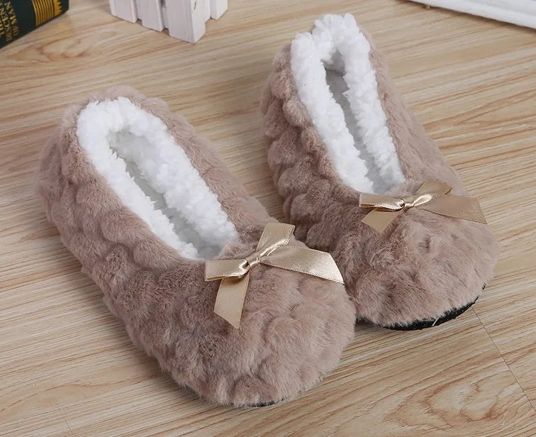 Cozy Bow House Slippers