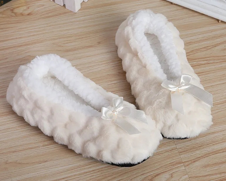 Cozy Bow House Slippers