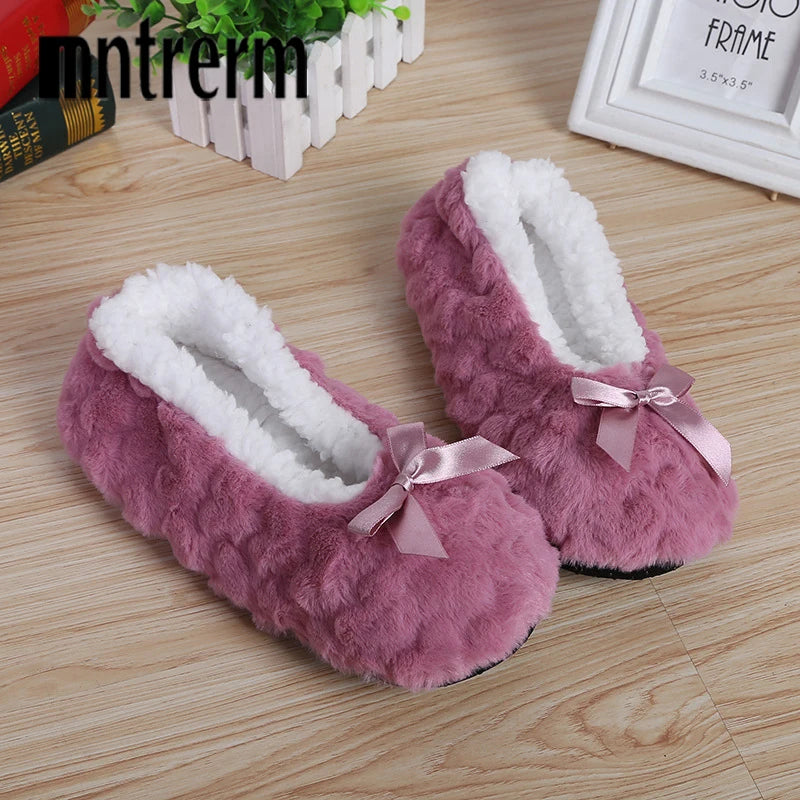 Cozy Bow House Slippers