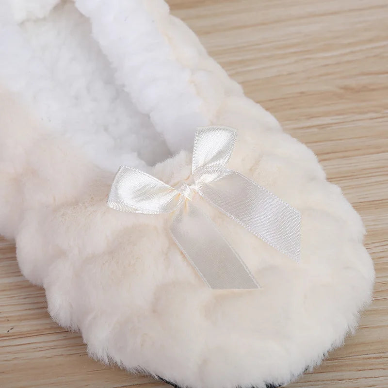 Cozy Bow House Slippers