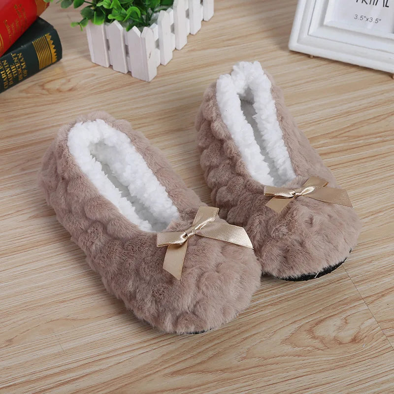 Cozy Bow House Slippers
