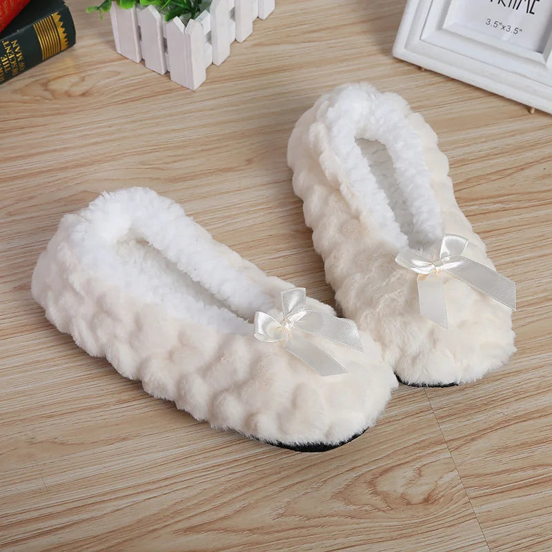 Cozy Bow House Slippers