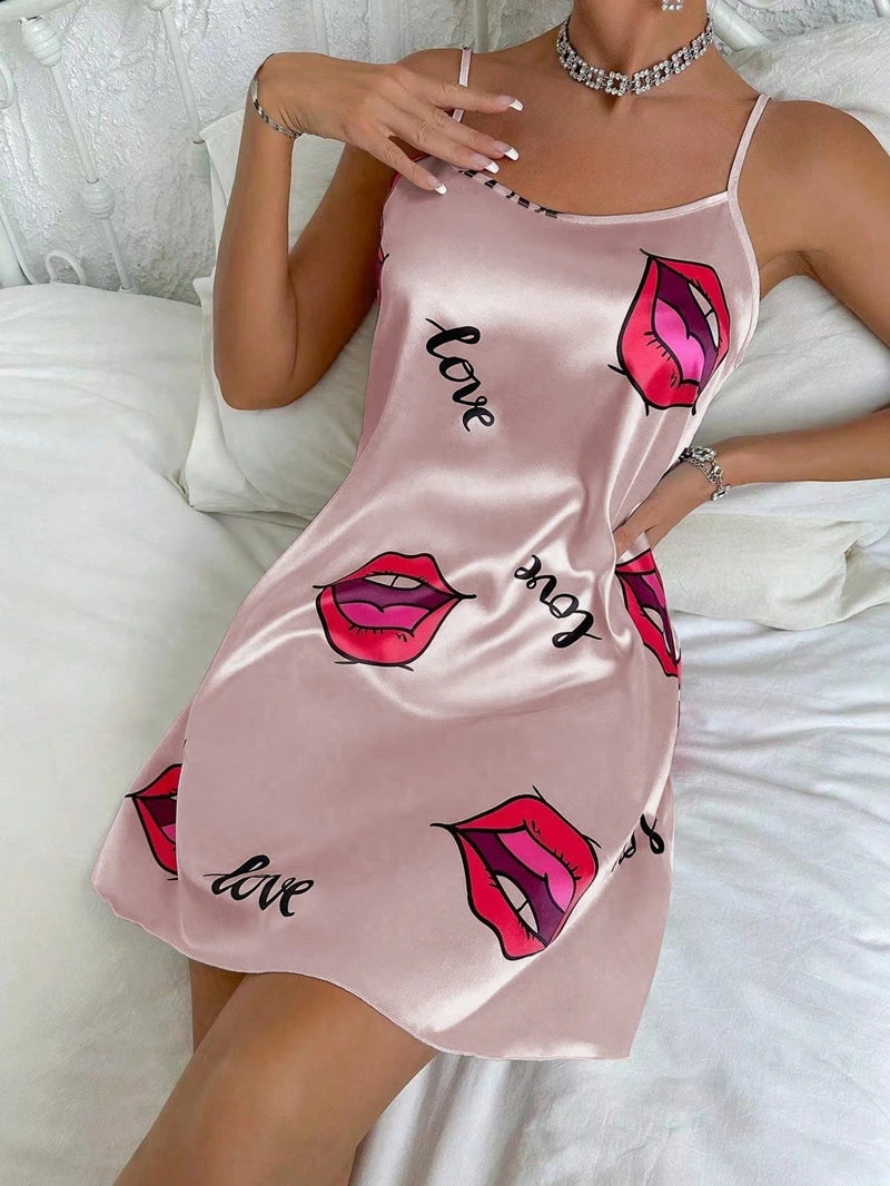 Sweet Dreams Satin Sleep Dress