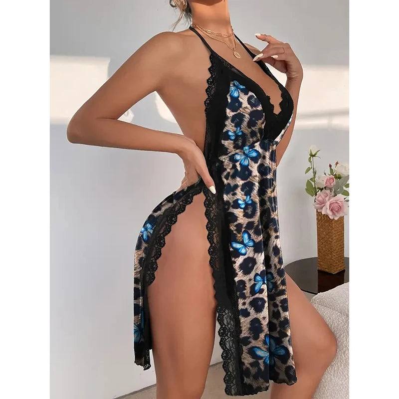Midnight Bloom Sleep Dress