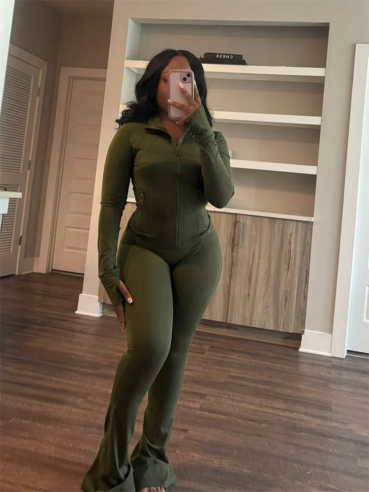 Soft Girl Zip Lounge Set