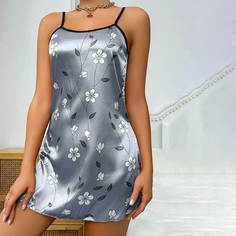 Sweet Dreams Satin Sleep Dress