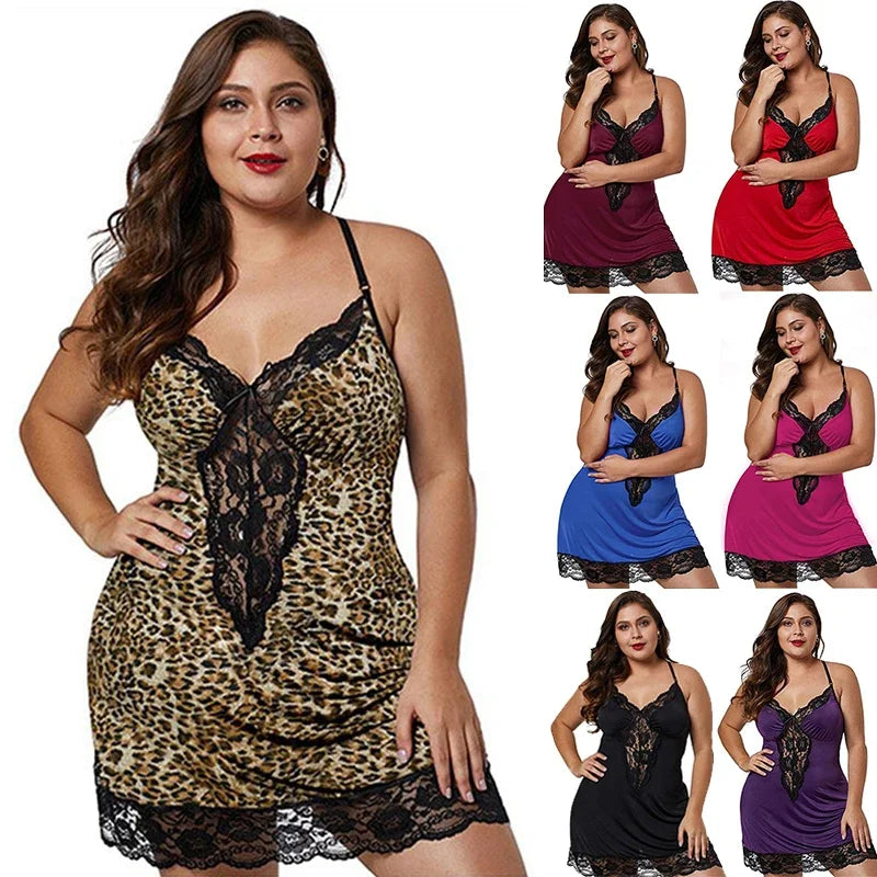 Plus size Wild Nights Lace Chemise